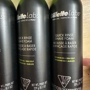 Last 2 Gillette shave foams new